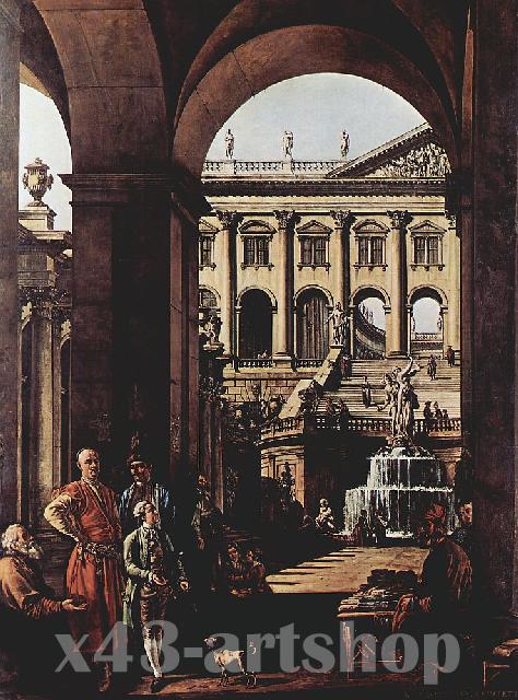Canaletto Bernardo Bellotto Capriccio Vojoda Potocki - zum Schließen ins Bild klicken